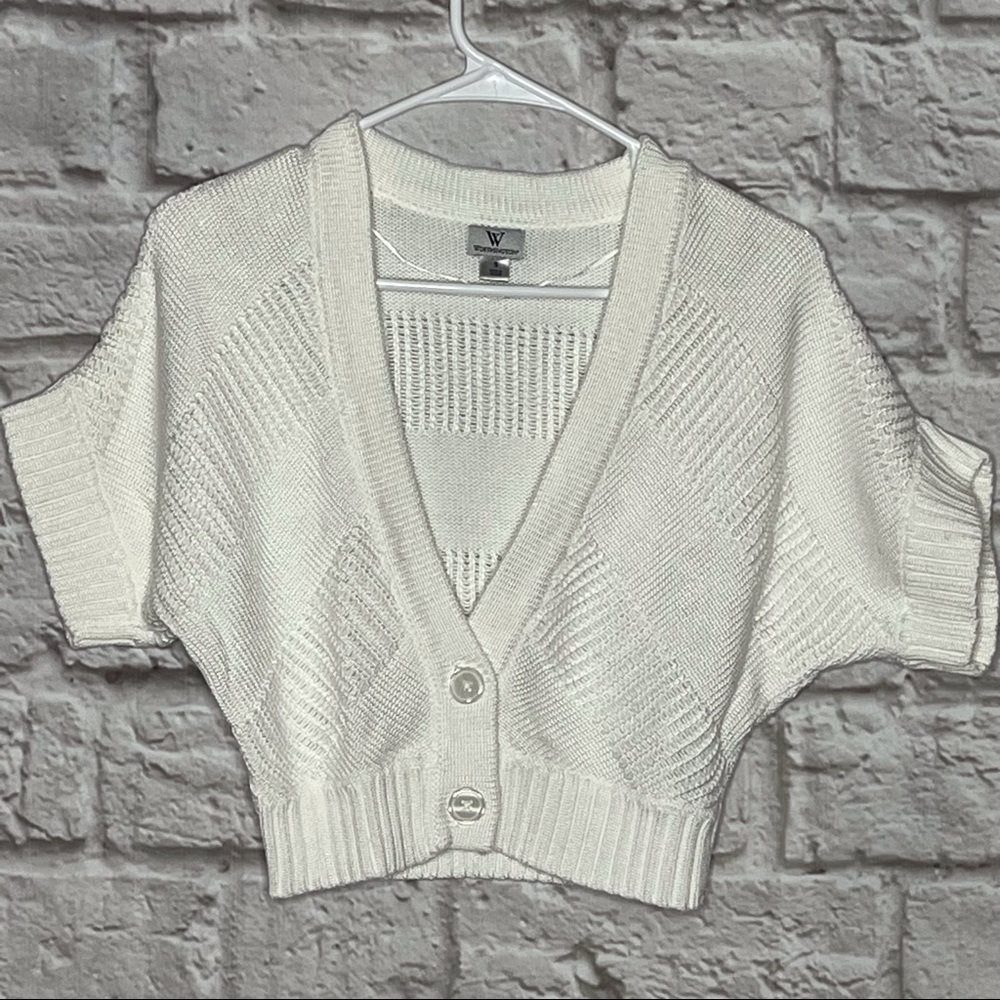 Worthington‎ Crop Cardigan Top Women's Size Small